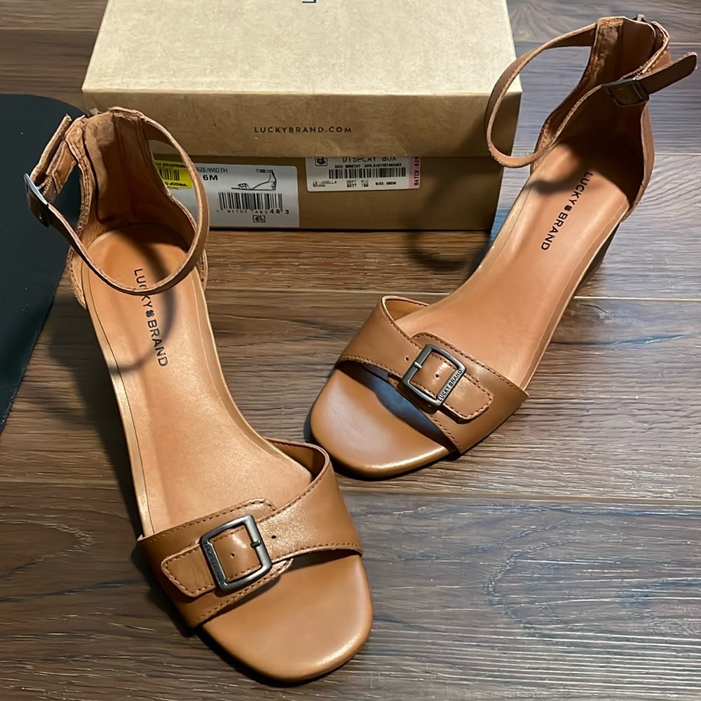 Lucky latte Portia wedge
